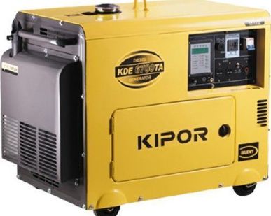 фото Генератор дизельный в кожухе KIPOR KDE6700TA