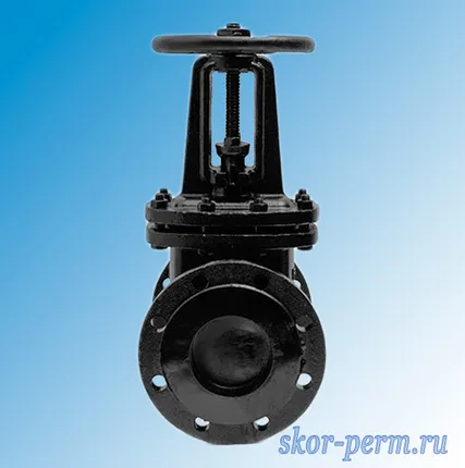 Фото №2 Задвижка чугунная фланцевая 30ч6бр Ду100 Ру10