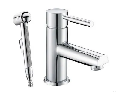 фото Смеситель для раковины с гигиенической лейкой WasserKRAFT Main 4108 WasserK