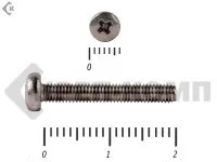 фото Винт полуцилиндрическая головка,НЕРЖАВЕЙКА DIN7985 А2 3х20 (1000шт)