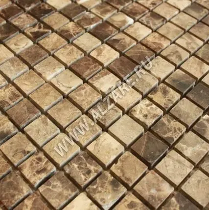 Фото №0 Мозайка из мрамора Emperador Dark AM-1П