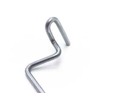 фото Крючок одинарный на экономпанель, L=200мм d-5мм, цинк