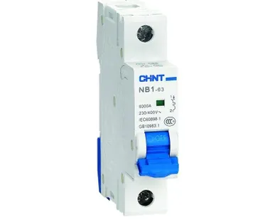 фото Выключатель автоматический модульный 1п B 25А 6кА NB1-63 (R) CHINT 179605