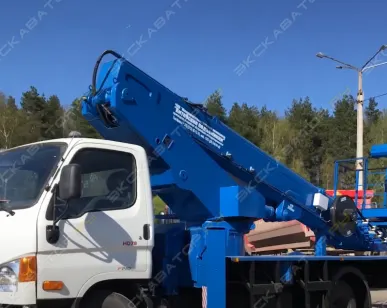 фото Аренда автовышки (автогидроподъемника) Isuzu Elf 5.2 (автогидроподъемник), Самара