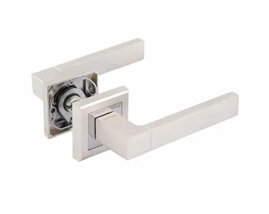 фото Дисма Ручка дверная AL 109К AL белый жемчуг