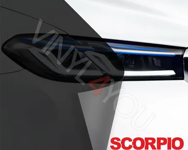 фото Пленка для фар Scorpio Темно-черная