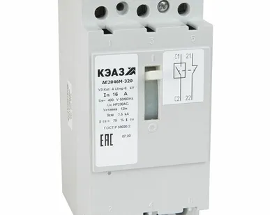 фото Выкл. автомат. АЕ 2046М 400 (4А) 12Iн У3 400В AC КЭ...