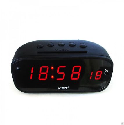 Фото №0 Часы автомобильные VST803C-1