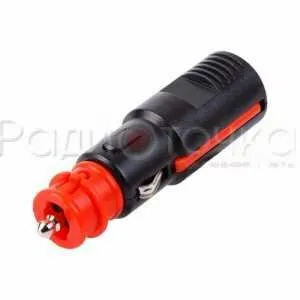 Фото №0 Штекер прикуривателя (без пайки, под винт)