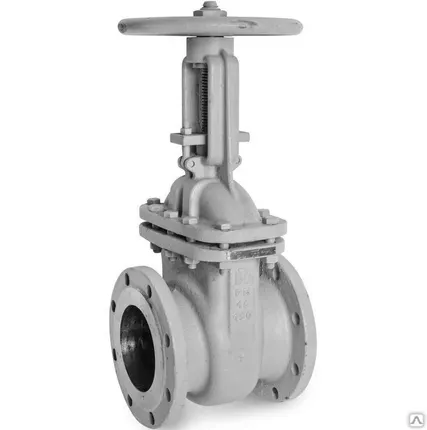 Фото №0 Задвижка клиновая с выдвижным шпинделем фланцевая Ру-40 Т-425 (н/п, вд, п) 30с915нж Ду - 50 под эл./п А