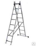 фото Лестница-стремянка 2,9м*4,7м(2*10) ALUMET