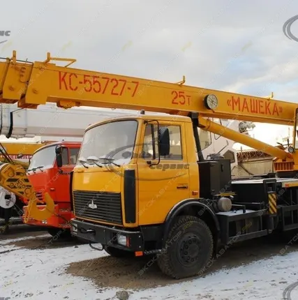 Фото №0 Аренда автокрана (автомобильного крана) Машека КС-55727-7-12, Елабуга