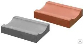 фото Водосток, 500х160х50, серый/цветной