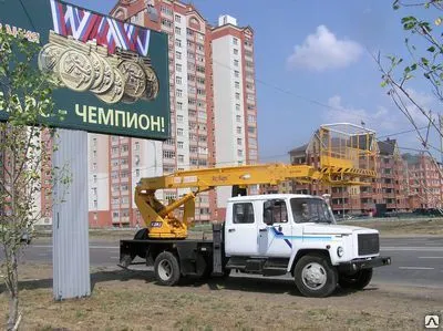Фото №0 Автогидроподъемник АПТ-18.02 на шасси ГАЗ-3309 (4х2) (5 мест. кабина)