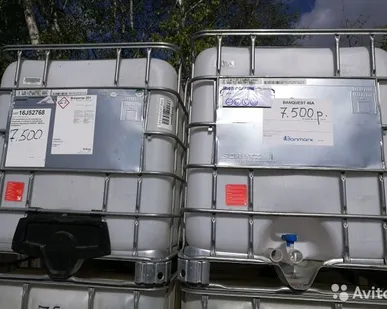 фото Еврокубы на поддоне, для воды 1.000 л.