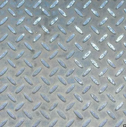 Фото №0 Лист рифленый чечевица 8*1500*6000 мм 3сп ГОСТ 8568-77