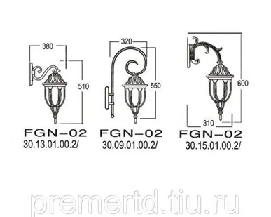 фото Светильник настенный Генуя FGN-02