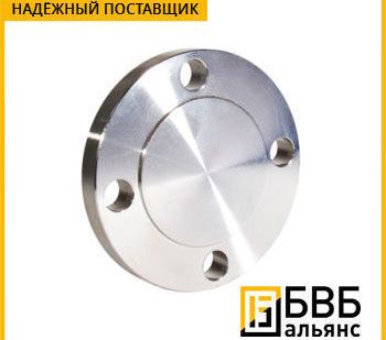 фото Заглушка фланцевая Ду 200 Ру 100 09Г2С (09Г2СА)