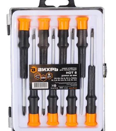 Фото №0 Набор отвёрток для точных работ НОТ 8, Вихрь