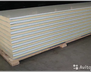 фото Сэндвич панели PIR 60мм под размер, 10,99 м