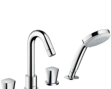 фото Смеситель HANSGROHE Logis для ванны на 4 отверстия, хром - 71314000