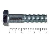 фото Болты DIN 931, с неполной резьбой, цинк, 14х 60 мм пр.8.8 (25 кг/255)