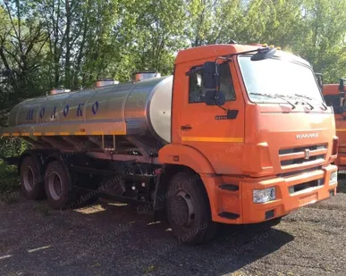 фото Водовоз КАМАЗ 65115 бочка 9.8м3