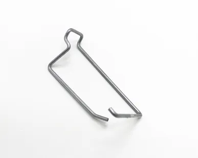 фото Крючок одинарный с ценникодержателем на экономпанель, L=100мм, цинк