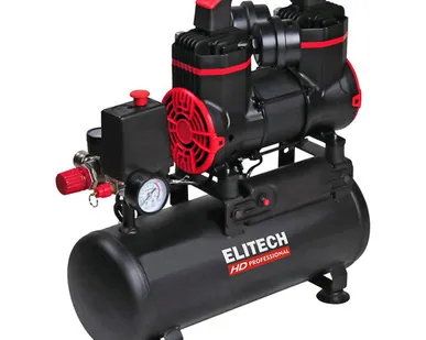 фото Компрессор безмасляный коаксиальный 220В 1кВт, 8л 200л/мин ACF 200-8S малошумный, ELITECH HD