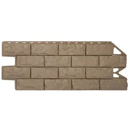 Фото №0 Фасадная панель (АП) "ФАГОТ" ЭКО Бежевый 1160*450 мм (раб.размер 1015*427)