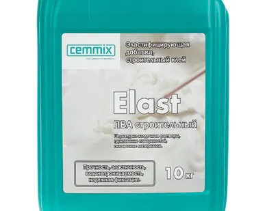 фото Клей ПВА строительный Elast 10 кг 60 шт/пал