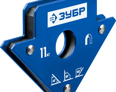 фото Угольник магнитный для работ сварочных усилие до 11 кг 40050-11 Зубр УМ-3