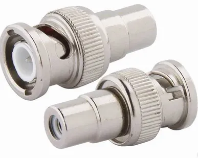 фото Переходник шт. BNC- гн. RCA тюльпан (01-022)