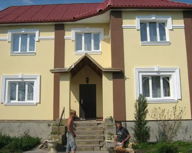 фото Покраска фасада дома