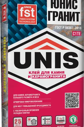 Фото №0 Клей плиточный Юнис Гранит 25 кг