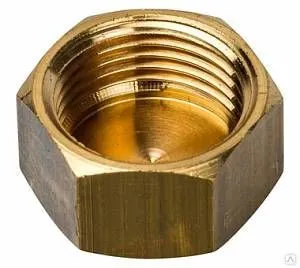 фото Заглушка латунь Ду 3/4" с воздухоотводчиком для коллектора H ВР Uponor 1008497