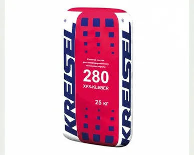 фото Штукатурно-клеевая смесь XPS-KLEBER 280 для плит из пенополистирола 25 кг КРАЙЗЕЛ (1п-42 шт)