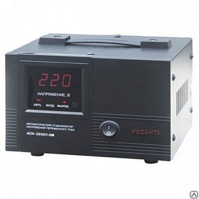 Фото №0 Стабилизатор Ресанта АСН- 3000/1-ЭM