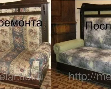 фото Замена обивки мебели