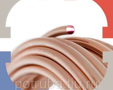 фото Медная труба 5/8" ASTM В280, Сербия, бухта 15 м