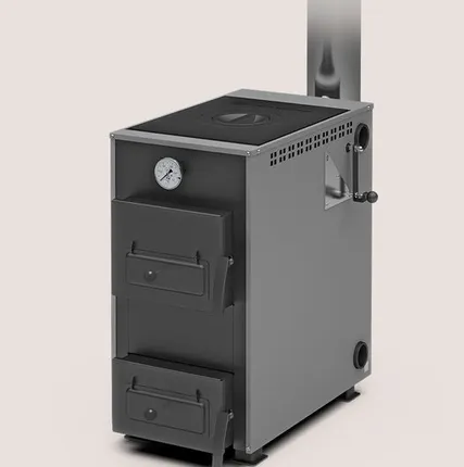 Фото №2 Котел твердотопливныйТеплодар Куппер Практик-10 В, 10 кВт, одноконтурный, с шибером и термометром