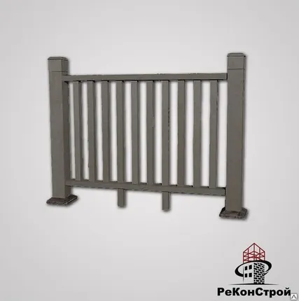 Фото №0 Забор из ДПК