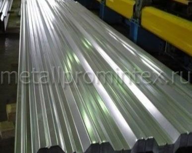 фото Профнастил 1мм оцинкованный и с полимерным покрытием - крашенный