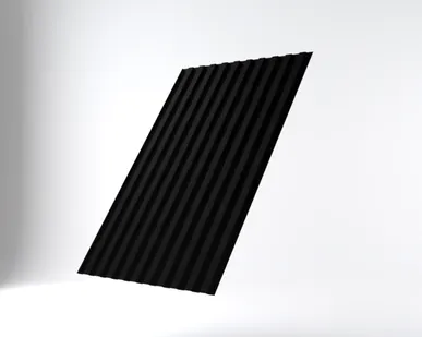 фото Профлист С-8 -1220 мм (1150 мм) RAL 9005 Матовый Матовый 0.5