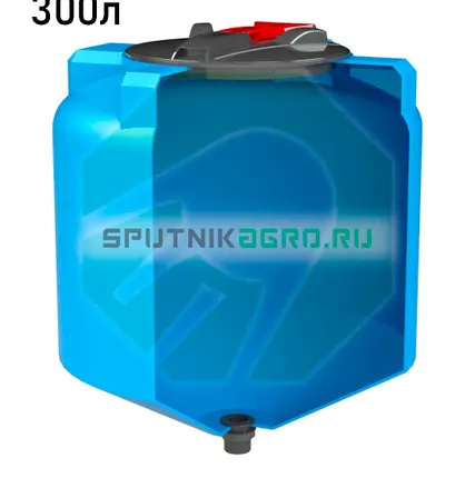 Фото №0 Емкость вертикальная с конусным дном ВЦК-77. Объем емкости: 300 л.