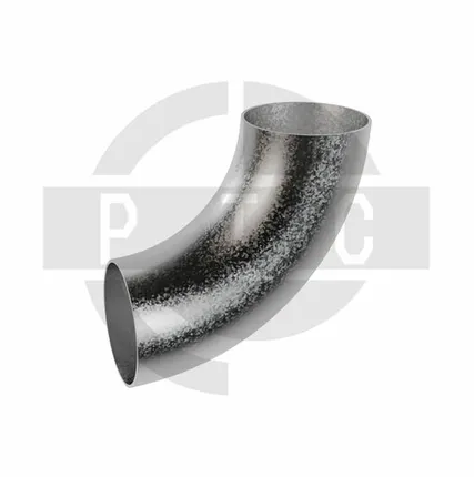 Фото №0 Отвод оцинкованный 80х3.5 мм 90 градусов бесшовный