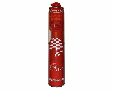 фото Пена монтажная профессиональная огнестойкая FireStop