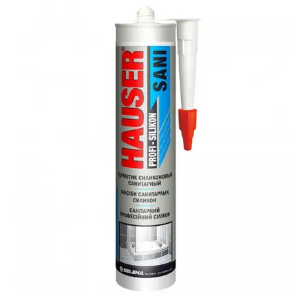 Фото №0 Герметик Hauser SANI силиконовый санитарный 260 мл