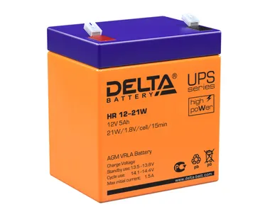 фото Аккумулятор Delta HR 12-21 W