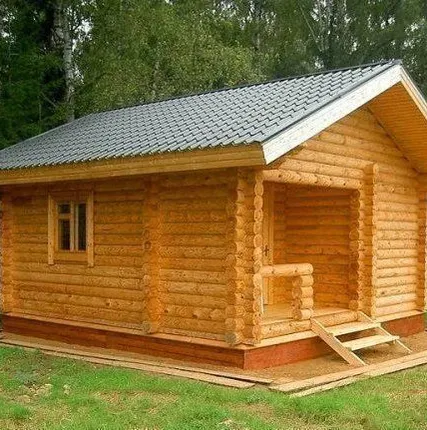 Фото №0 Срубы домов, бани из оцилиндрованного бревна